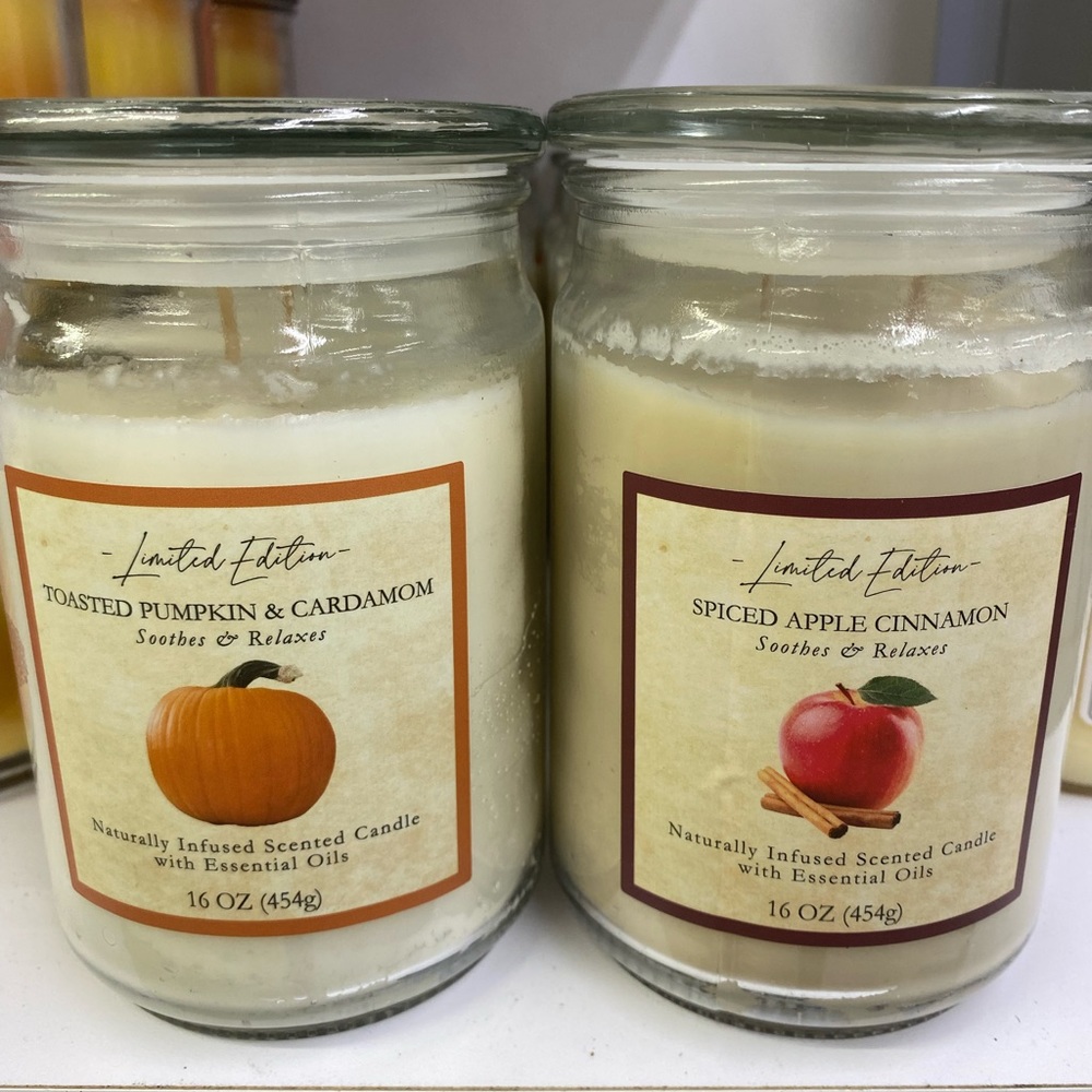 Essential Oil Two Wick Fall Candles